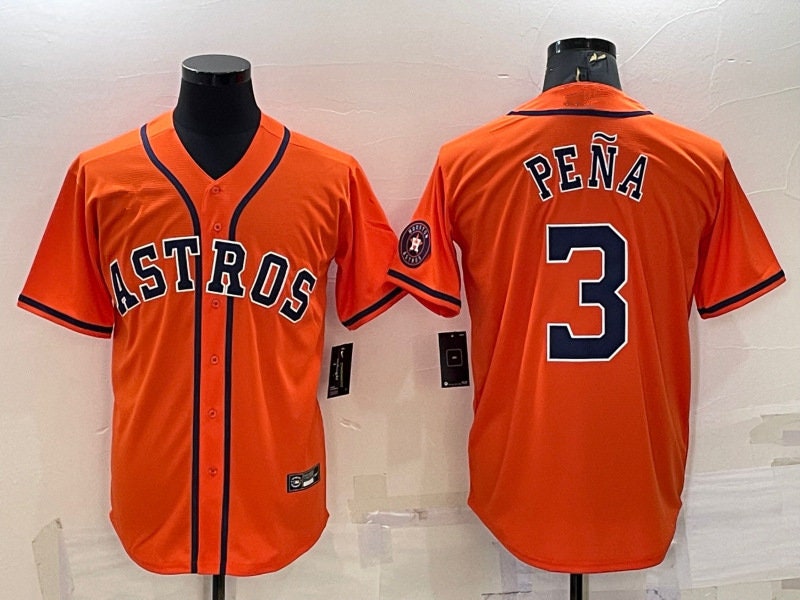 Men's Houston Astros Nolan Ryan Majestic Orange Alternate Cool