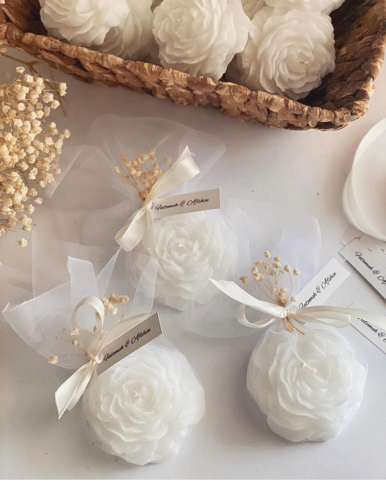 Bougie personnalisée pour cadeaux de mariage, Cadeaux de mariage pour invités, Cadeaux personnalisés, Cadeaux pour bougie de baptême, Cadeaux de fiançailles, Cadeaux d'anniversaire