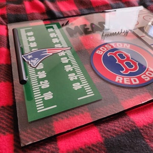 Sports themed resin serving tray