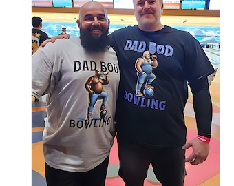 Personalized Dad Bod Bowling Shirt | Custom Bowler Gift