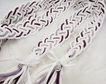 Wide Celtic Handfasting cord, Celtic wedding cord