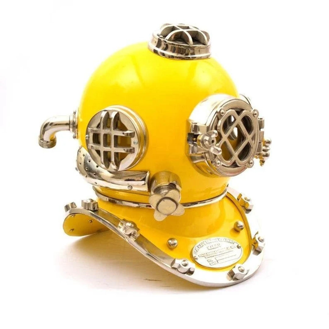 US Navy Mark V Deep Sea Diving Helmet Marine Divers Diving Etsy