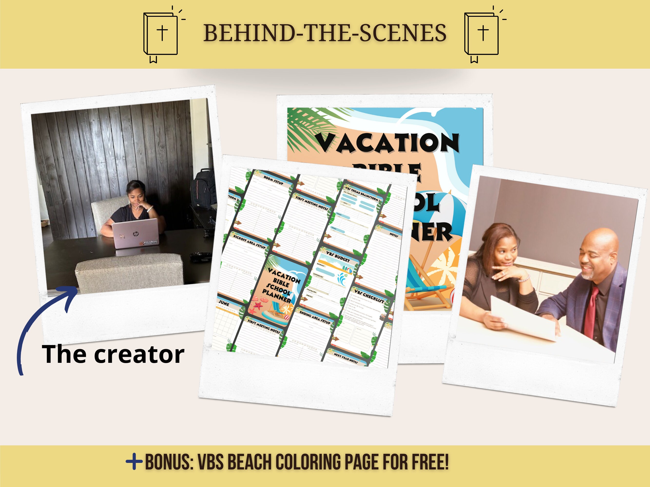 Vacation Bible School Planner Printable, Church Event Organizer ...