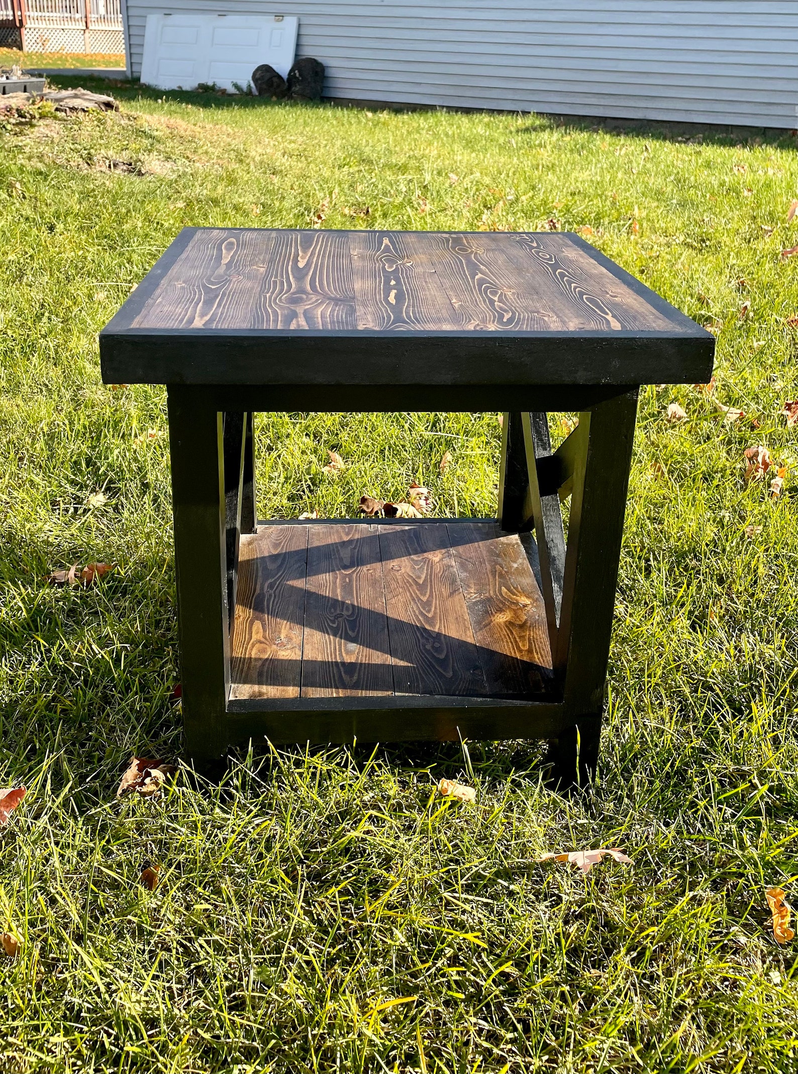 Farm House End Table Etsy