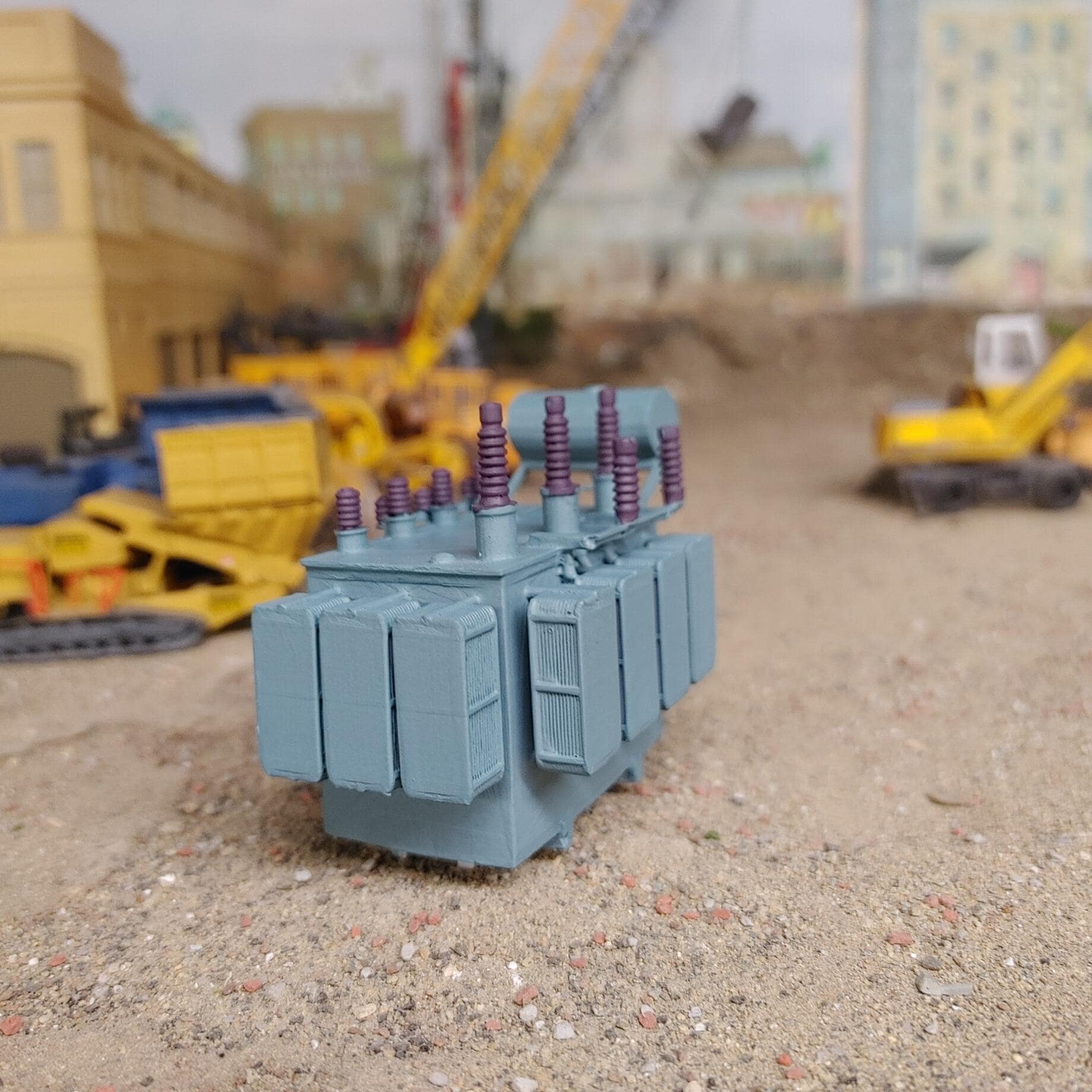 Maquette HO De Sous-station électrique - échelle 1:87, Neuf, 2023, Pour Diorama Train Miniature