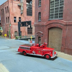 Ho 1:87 Scale Fire Truck - Etsy