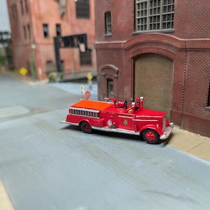 Ho 1:87 Scale Fire Truck - Etsy