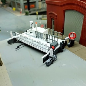 1/87 HO Scale Custom Built Wirtgen SP64 Concrete Slipform Paving Machine