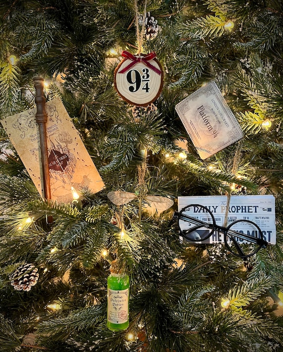 H Potter Gift Wizard Magical Ornament Set - Set of 6