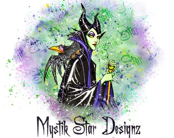 Mistress of Evil PNG: Villain Graphic (Digital Download)