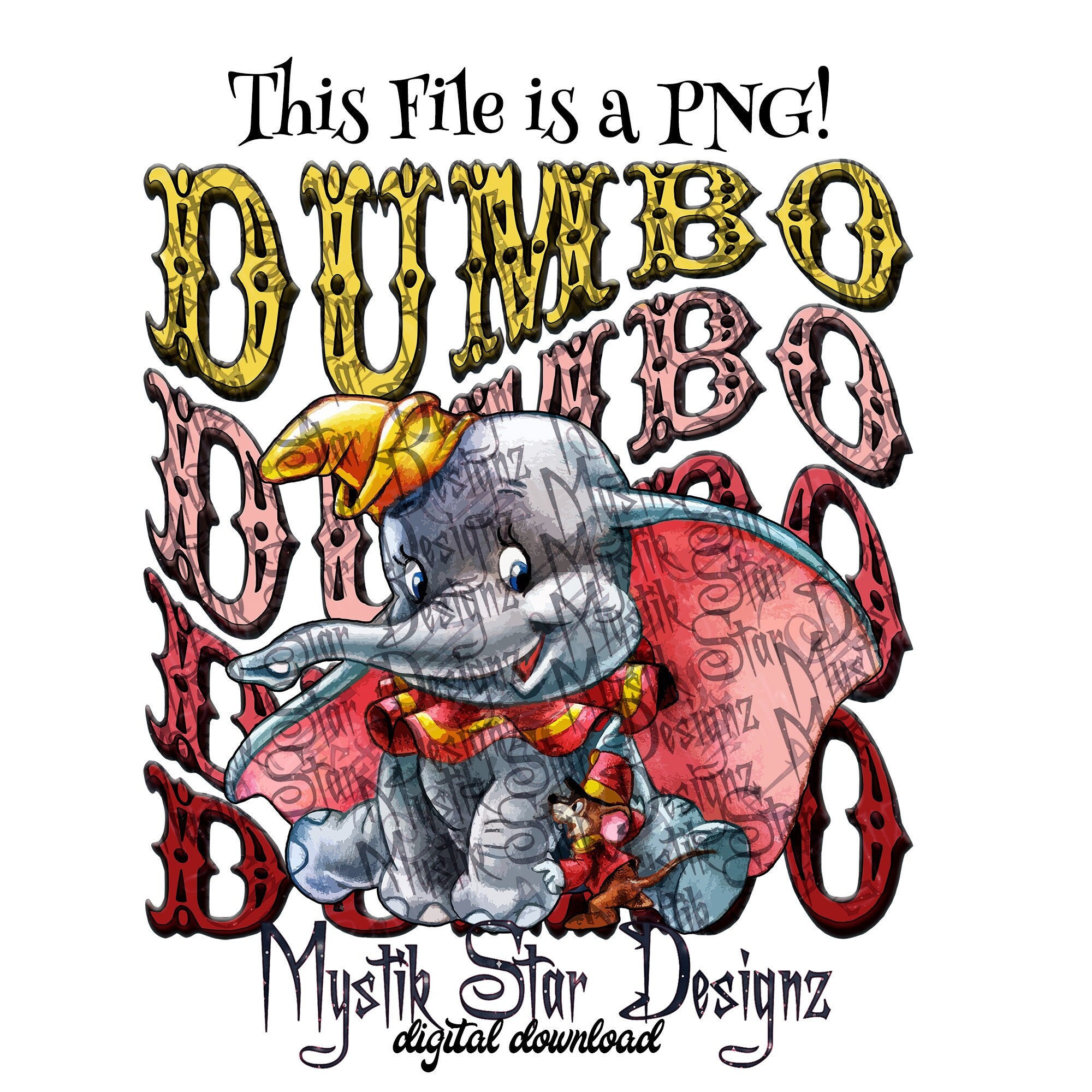 ダンボ ピンバッジ 絵画 Dumbo illustration - Etsy 日本