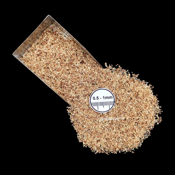 Premium Coarse Wood Powder 0.5-1mm: Natural Crafting Material for Resin Art, Woodworking, and DIY Projects - Sustainable and Versatile