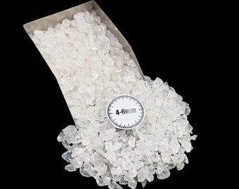 Clear Crystal Crushed Coarse (4-6mm): Versatile Crafting Supply for Resin Art, Jewelry Making, Crystal Inlays, Home Decor