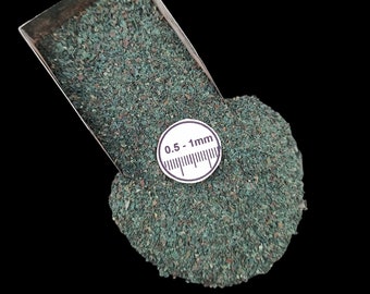 Polvo de ágata de musgo (0,5-1 mm): mejore su arte con el resplandor de la naturaleza para crear joyas y manualidades exquisitas