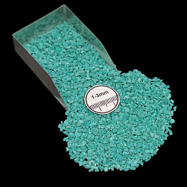 Premium Tibetan Turquoise - Medium Granule Size 1-3mm for Crafting
