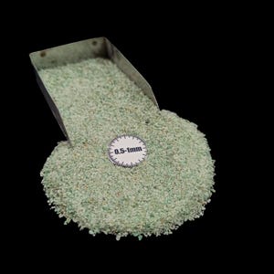Natural Green jade Coarse  Crushed Gemstone 0.5-1mm For Jewelry Making Wood Working Home Making