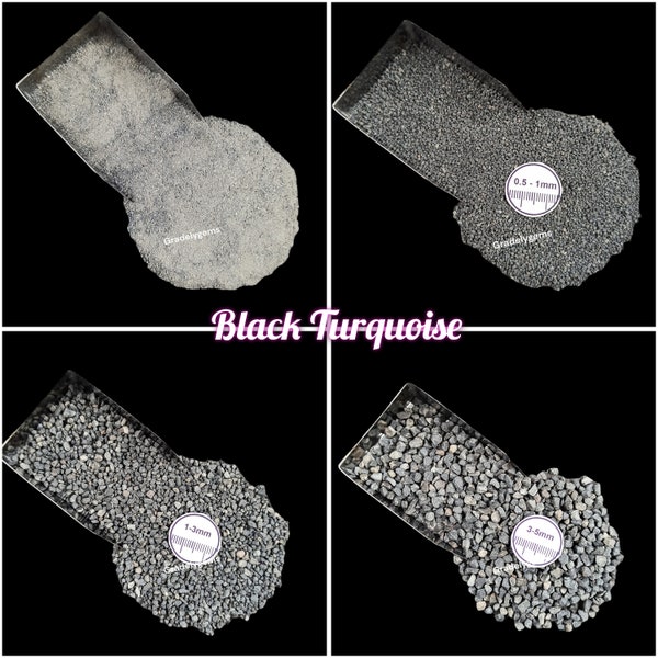 Black Onyx Gemstone Crushed Powder - Timeless Noir for Artistic Inlay, Resin Art, and Bold Jewelry Crafting