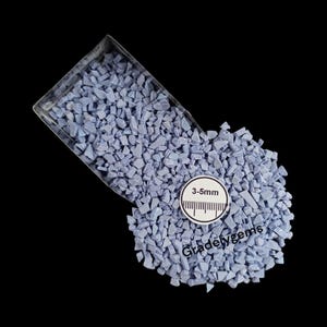 Lavender Turquoise Crushed Gemstone Powder 3-5mm for Crafts  Jewelry Making