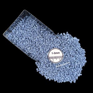 Sodalite Blue Turquoise Crushed Powder 1-3mm for Woodworking Ring Inlay