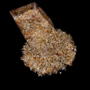 Fire Ethiopian Opal Powder 1-3mm Crushed Gemstones for Inlay Material for Resin Jewelry, Wood Ring Making & Creative Crafts