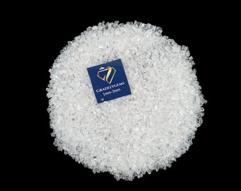 Clear Crystal Quartz Crushed Powder – Resin Art, Wood Inlay (1mm-3mm)