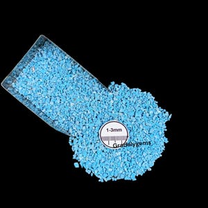 Turquoise Gemstone Crushed Powder For Woodworking Jewelry Making Ring Inlay 1-3mm