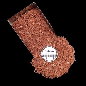 Pó de pedra preciosa bruta de pedra solar triturada de 1-3 mm - Ideal para incrustações de joias, resina, arte, marcenaria e artesanato - Pó de incrustação de pedra solar triturada brilhante