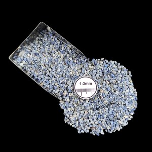 Natural Sodalite Crushed Powder 1-3mm for Woodworking Jewelry Inlay  Art Projects Ethically Sourced Gemstone Dust Hand Crushed Fine Gemstone
