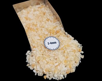 Natural Yellow Aventurine Crushed Coarse Gemstone (2-4mm) – Wood Inlay, Jewelry Making