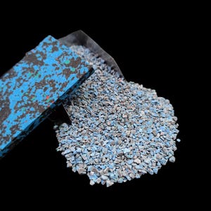 Gemstones Crushed Coarse 1-3mm Black Blue Turquoise Powder - Jewelry Inlay Woodworking Crafts Resin Art Gardening