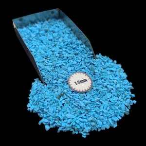 Turquoise Gemstone Crushed Coarse Powder 1-3mm For resin Art Fish tank Women gift Wood Working Wood inlay ring Inlay