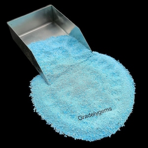 Turquoise Crushed Raw Stone Powder, Sky Blue Crushed Powder Great For Woodworking Jewelry, Fine Turquoise Powder, Turquoise Dust Powder