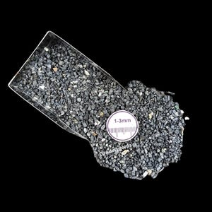 Black Tourmaline Crushed Powder for Woodworking and Jewelry Making - 1-3mm Size
