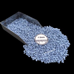 Blue Sodalite Turquoise Crushed Powder 1-3mm for DIY Jewelry Crafts  Home Decor