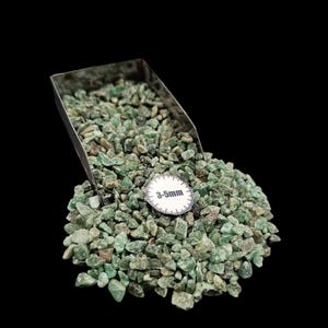 Coarse Crushed Natural Green Jade Gemstone 3-5mm For Jewelry Making Women Gift Crafts Art