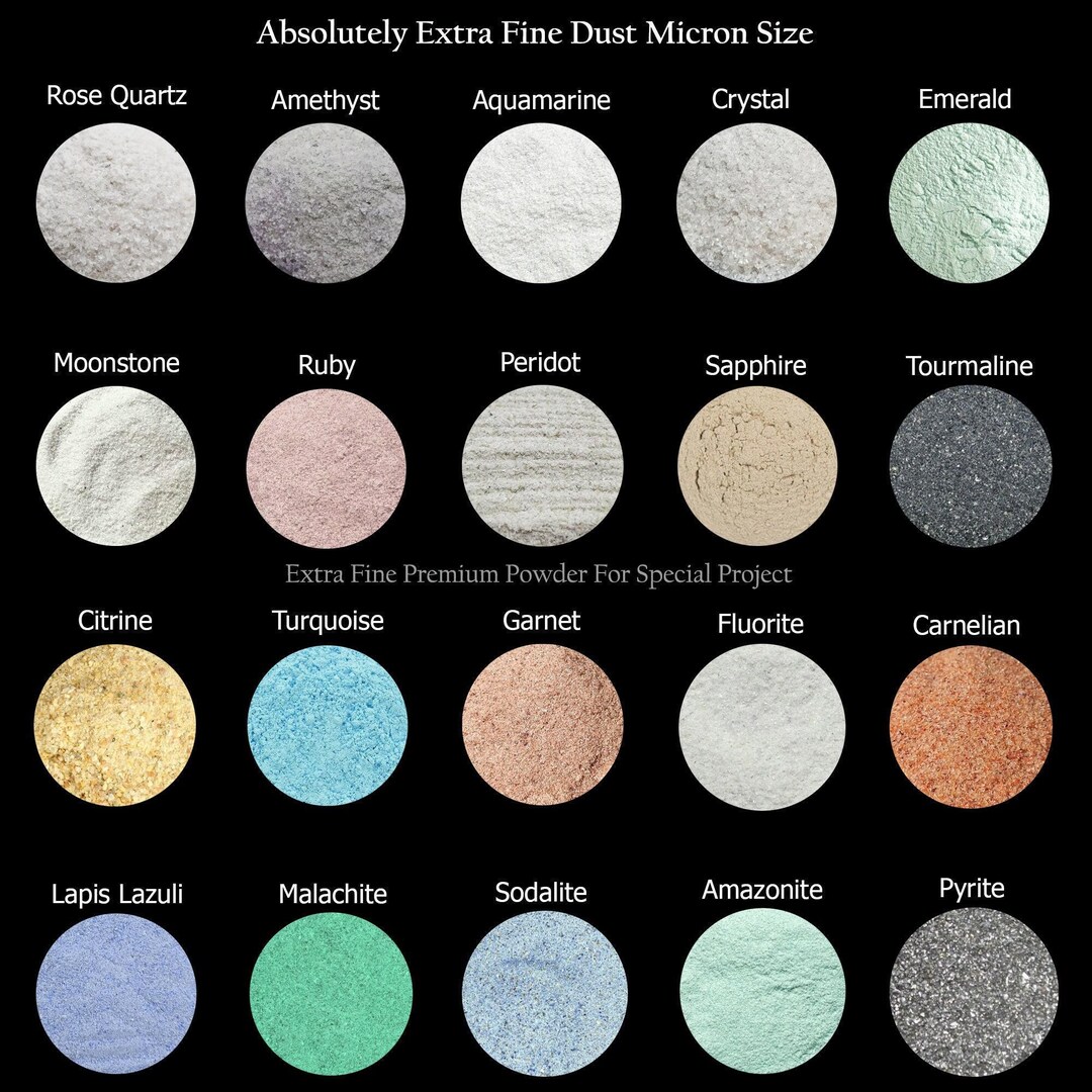 Powder Stone Texture Gemstone Crushed Absolutely Extra Fine Raw Stone Powder, Extra Fine ...