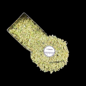 Natural Peridot Gemstone Crushed Powder For Woodworking Jewelry Making Ring Inlay 1-3mm