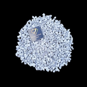 Blue Sodalite Turquoise Gemstone Crushed Powder 3-5mm Size