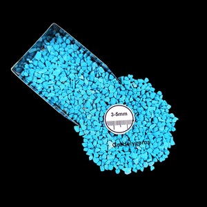 Turquoise Gemstone Crushed Powder for Woodworking Jewelry Making 3-5mm ...