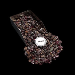 Garnet Crushed Coarse Powder 4-6mm for Resin Art Terrariums  Mosaic Projects