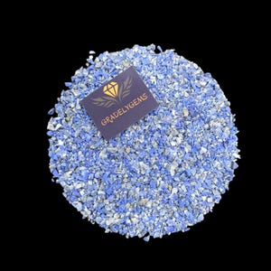 Natural Lapis Lazuli Raw Crushed Gemstone Powder, 1-3mm Rough Gemstone Powder, Thick Powder, Healing Crystal Crushed, Ethically Sourced