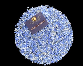 Natural Lapis Lazuli Raw Crushed Gemstone Powder, 1-3mm Rough Gemstone Powder, Thick Powder, Healing Crystal Crushed, Ethically Sourced