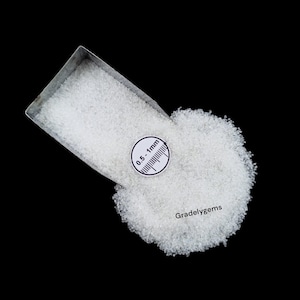 Natural Clear Crystal Gemstone Crushed Fine Dust Powder For Woodworking Jewelry Making Ring Inlay 0.5-1mm