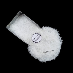 Natural Clear Crystal Gemstone Crushed Fine Dust Powder For Woodworking Jewelry Making Ring Inlay 0.5-1mm