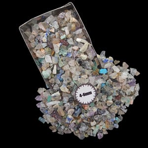 Multi Natural Stone Crushed Gemstone Powder 4-6mm for Resin Art Jewelry Nail Art  Wood Inlay