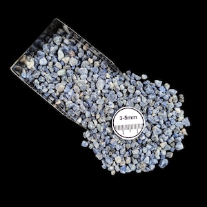 Natural Crushed Sodalite Gemstone Powder for Woodworking  Jewelry Inlay 3-5mm Hand Crushed  Ethically Sourced