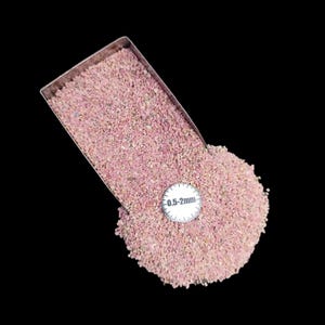 Natural Ruby Crushed Coarse Powder 0.5-2mm - Perfect for Woodworking Resin Art, Jewelry Making, Crystal Infused Crafts Home Decor Supplies