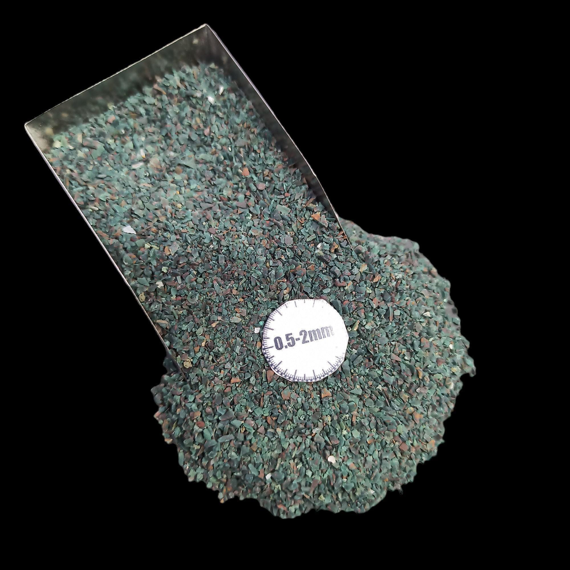 Natural Moss Agate Crushed Gemstone for Jewelry Making and Resin