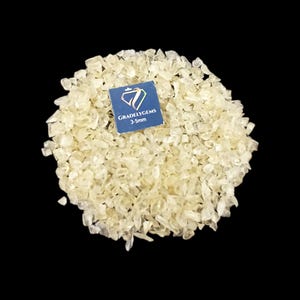Lite Yellow Hydro Quartz Gemstone Powder 3-5mm Hand-Crushed for Crafts  DIY Projects Perfect for Art  Jewelry Making