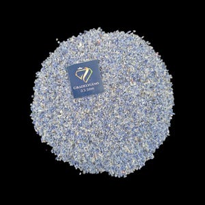 Sodalite Gemstone Powder: Fine Crushed Stone for Resin and Art - Ethically Sourced